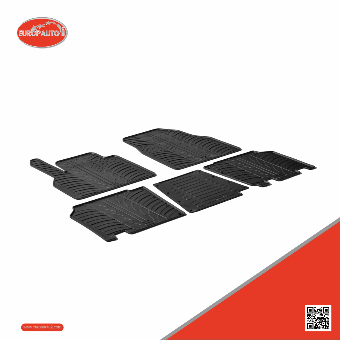 Tapetes de Borracha Renault Kangoo (Passageiros) 2012-2021