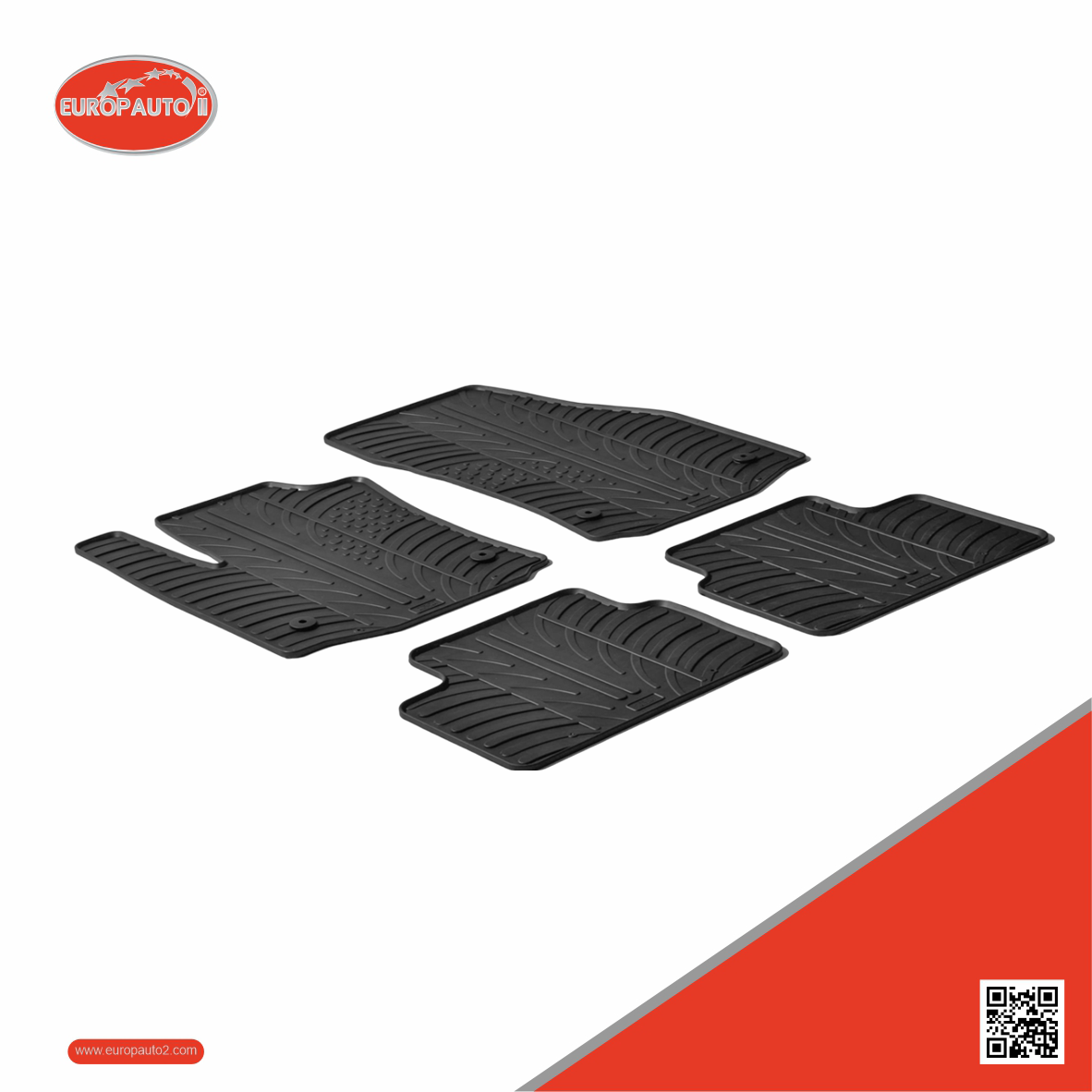 Tapetes de Borracha Opel Meriva B- 5 Portas 2010->
