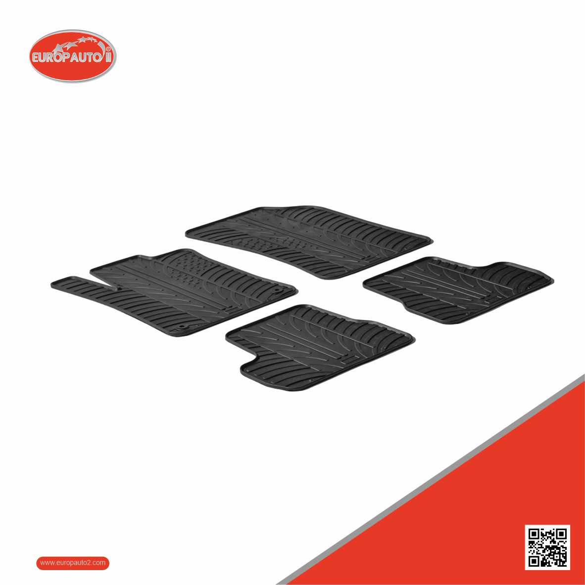Tapetes de Borracha Citroen C3 5 Portas 2010-2016
