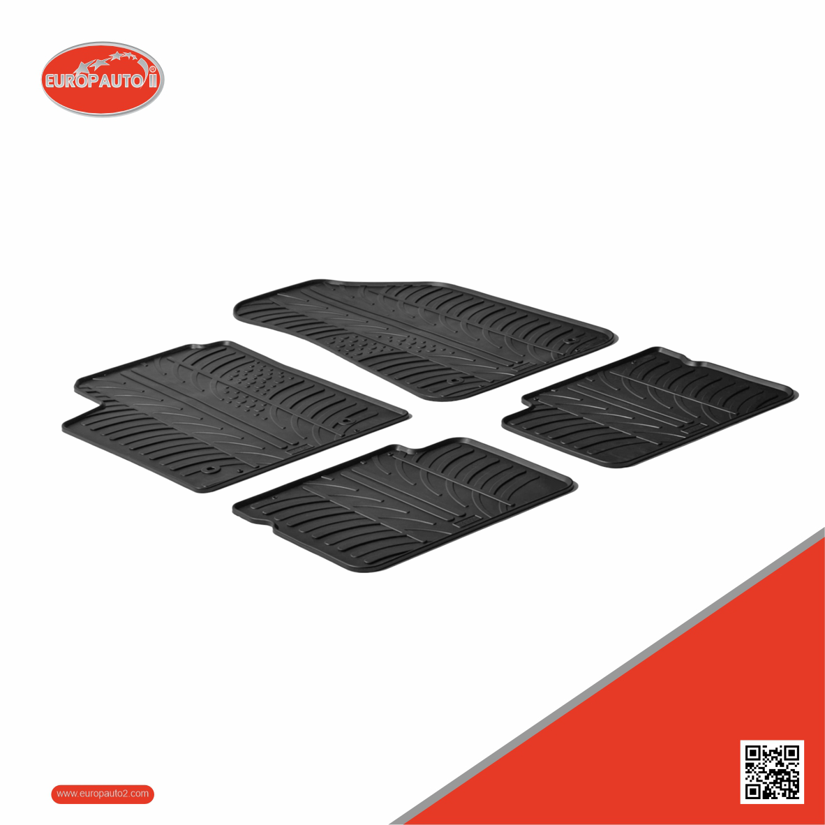 Tapetes de Borracha Fiat Bravo 5 Portas 2007-2014