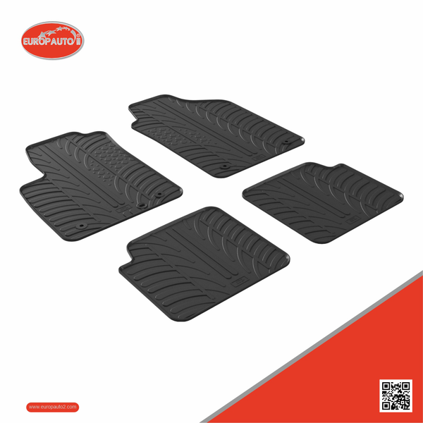 Tapetes de Borracha Fiat 500 2013->