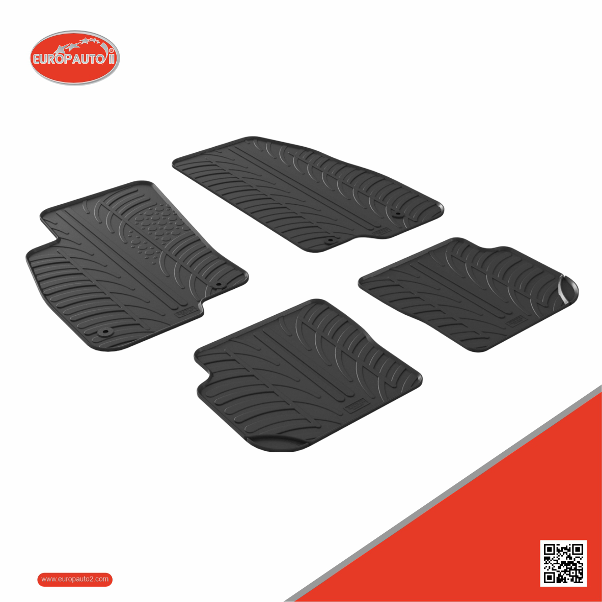 Tapetes de Borracha Fiat Punto 2014->