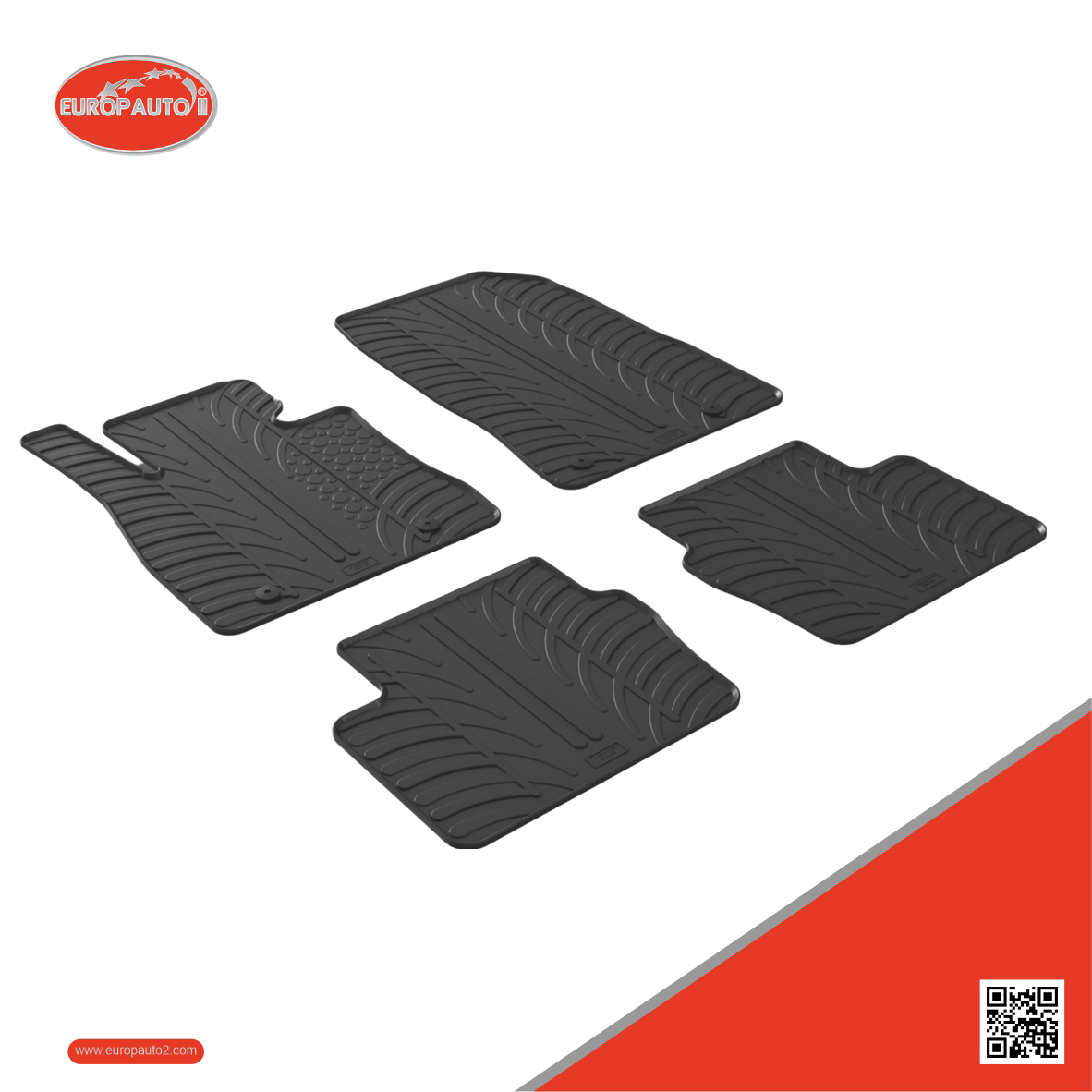 Tapetes de Borracha Mazda 2 2014 ->