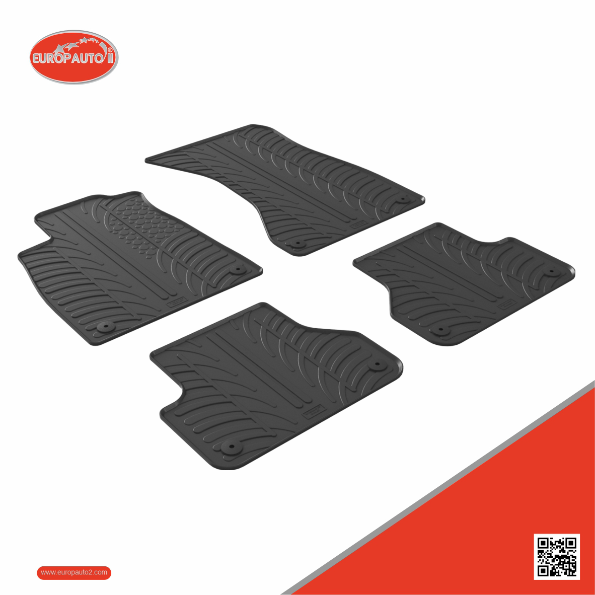 Tapetes de Borracha Audi A4 (Facelift 2021->) 2011->
