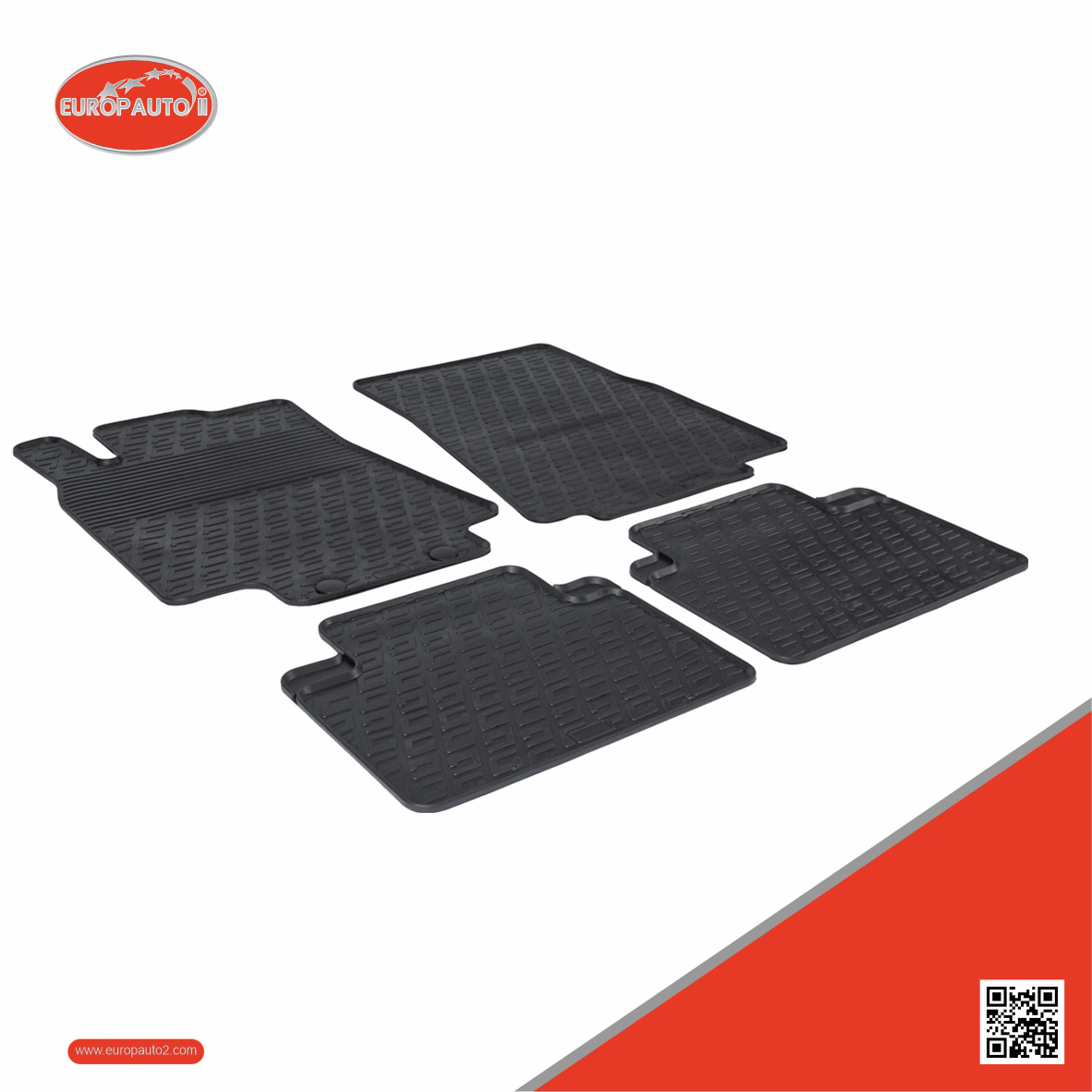 Tapetes de Borracha Mercedes Class B BR245 2005-2011