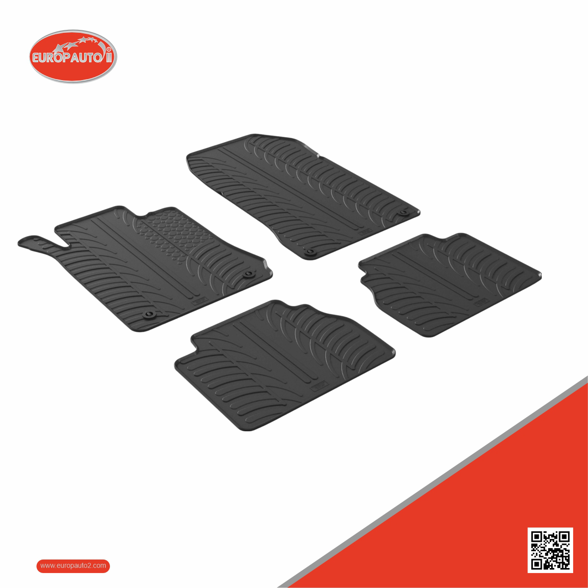 Tapetes de Borracha Mercedes Class E W210 1995-2003