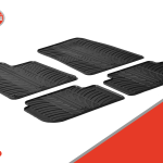 Tapetes de Borracha Peugeot 407 2004->